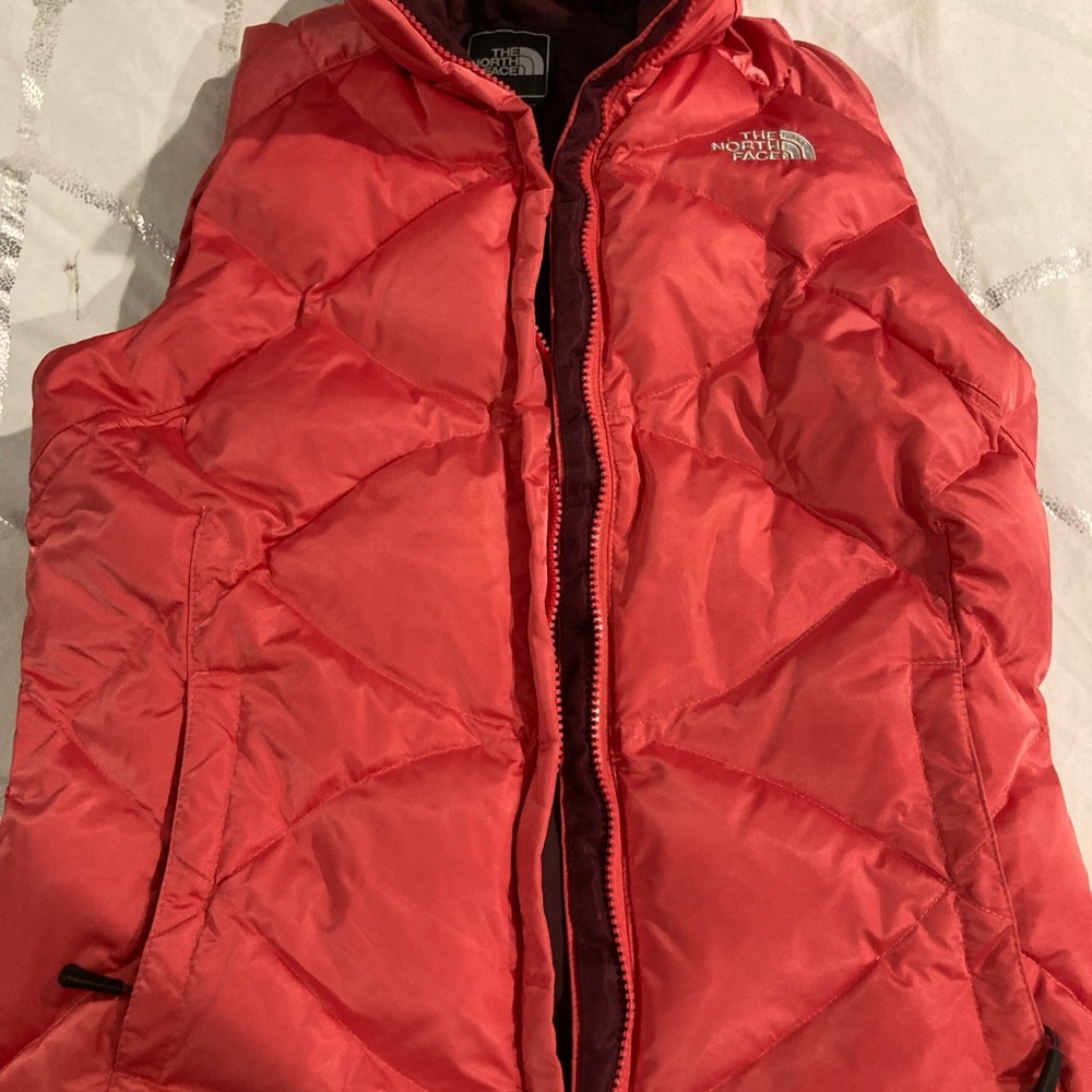 The North Face Vibrant Red Quilted Vest